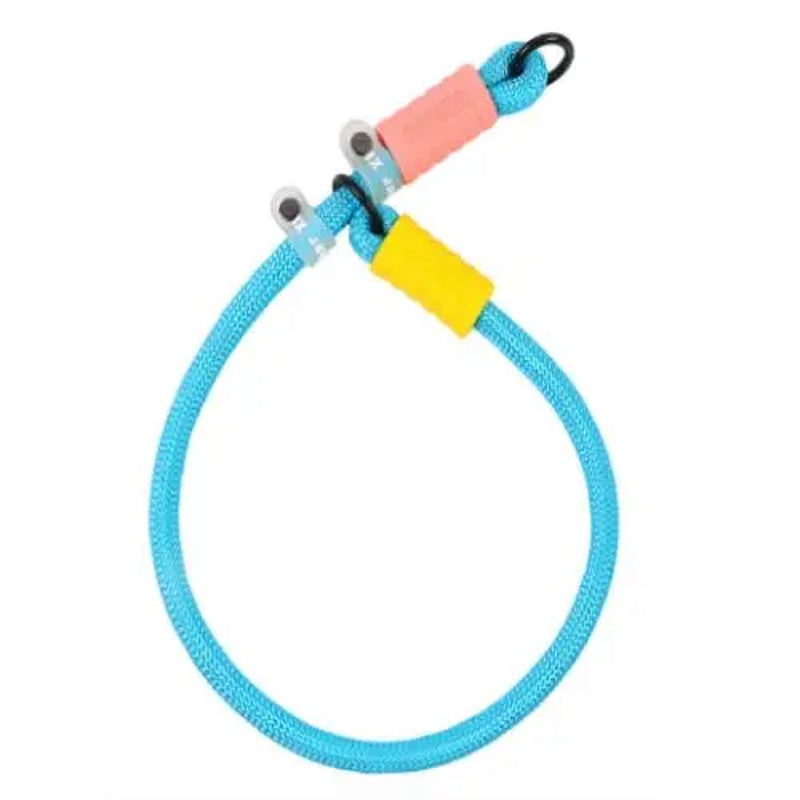 Hands Free Dog Rope Leash Adjustable Waist Crossbody Rope with Explosion Proof Handle Lockable Metal Clip for Easy Walking