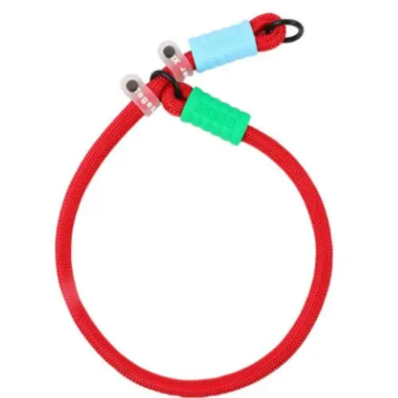 Hands Free Dog Rope Leash Adjustable Waist Crossbody Rope with Explosion Proof Handle Lockable Metal Clip for Easy Walking