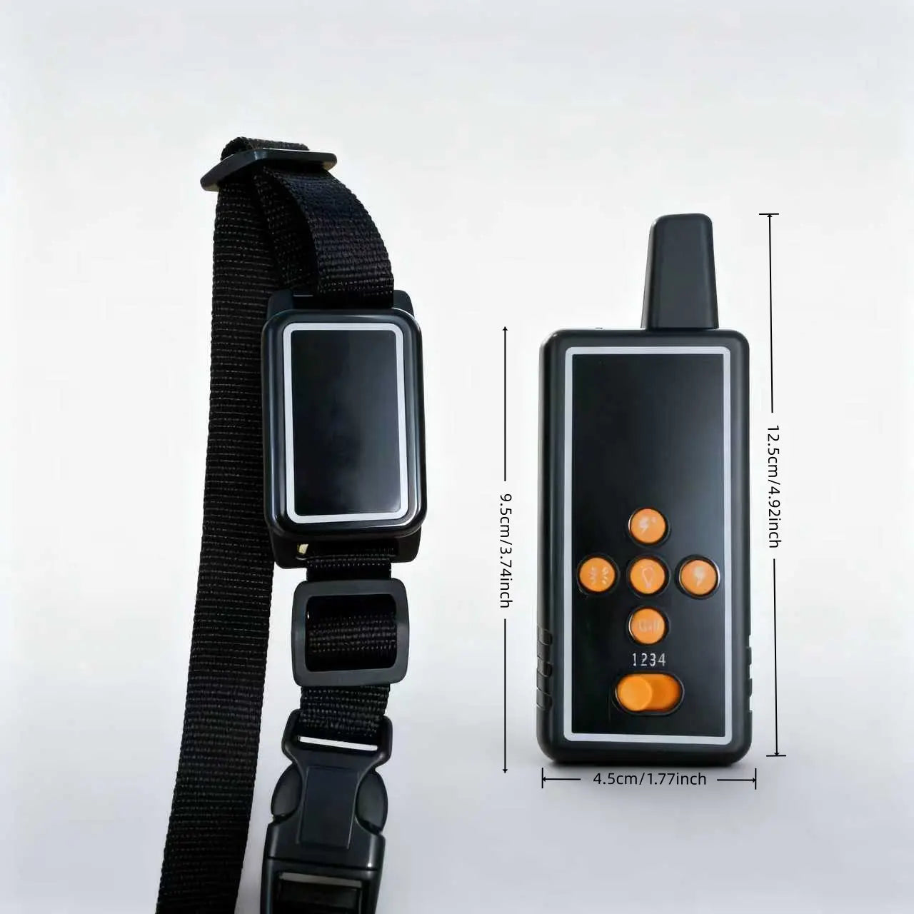 Dog Training Collar Three Modes Ipx7 Waterproof Night Light Flashlight 1000M Range Correct Bad Habits, Dog Obedience Trainer