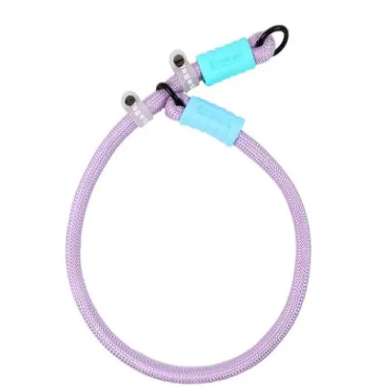 Hands Free Dog Rope Leash Adjustable Waist Crossbody Rope with Explosion Proof Handle Lockable Metal Clip for Easy Walking
