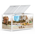 BUCATSTATE Hamster Cage 3.0 | 5.4 Sq.Ft Large Metal Cage | Stackable Easy Assemble | Top Access for Hamster Gerbil Mouse | 39.3L×19.7W×20.6H Inches