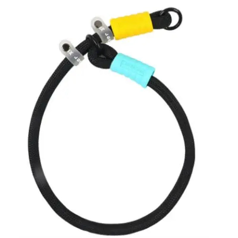 Hands Free Dog Rope Leash Adjustable Waist Crossbody Rope with Explosion Proof Handle Lockable Metal Clip for Easy Walking