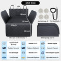 REEVAA SUV Cargo Liner for Dogs, Full Coverage Non-Slip Cargo Cover with Cushioned Sides to Protect Your Dog, Waterproof & Durable, Machine Washable Trunk Protector Mat